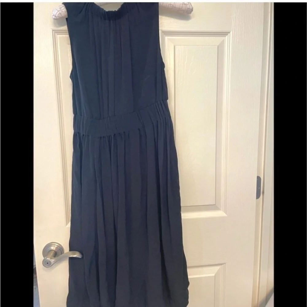 New - Kate Spade crepe tie back dress in black with side pockets - Picture 5 of 5